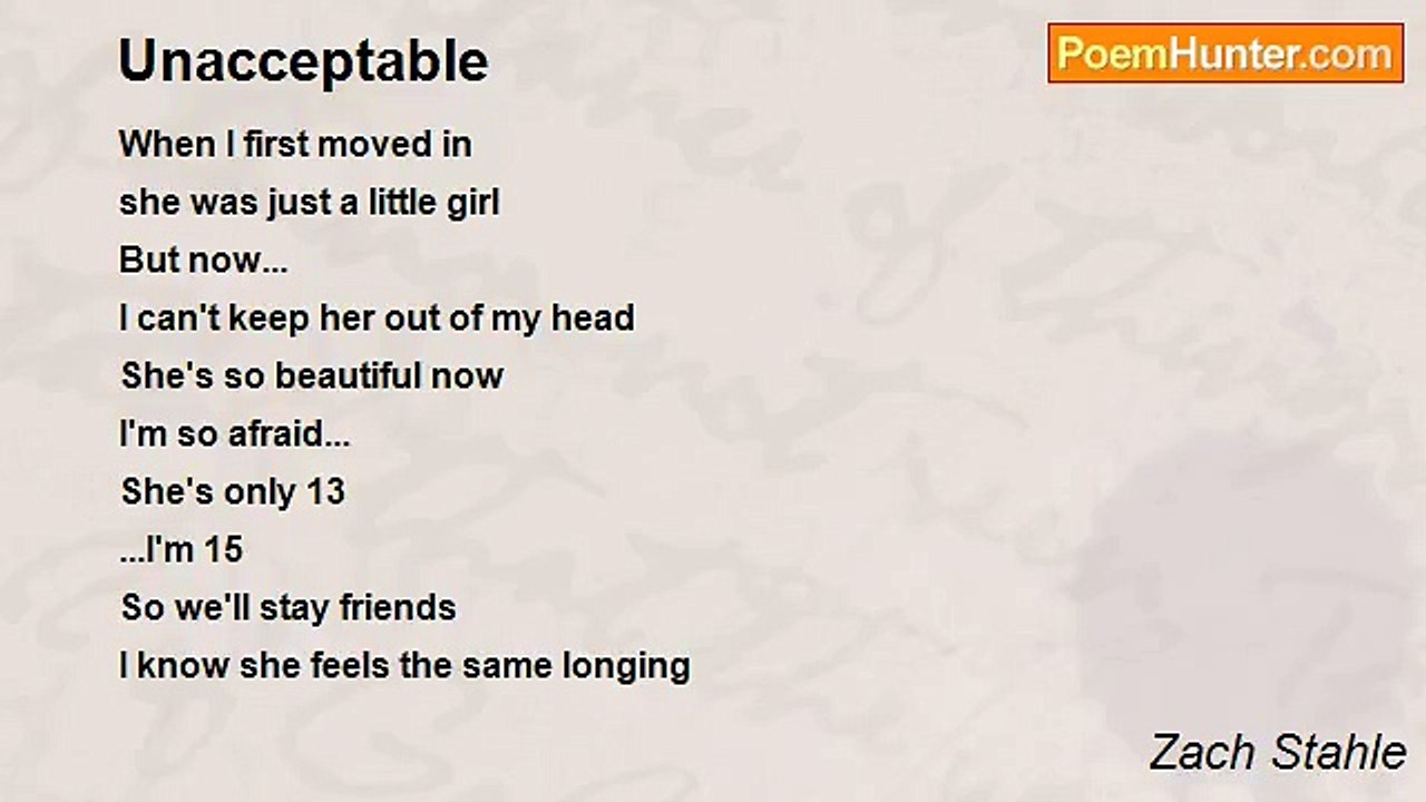 Zach Stahle - Unacceptable