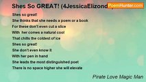Pirate Love Magic Man - Shes So GREAT! (4JessicaElizondo)