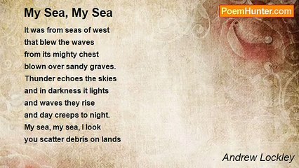 Andrew Lockley - My Sea, My Sea