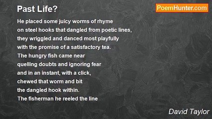 David Taylor - Past Life?