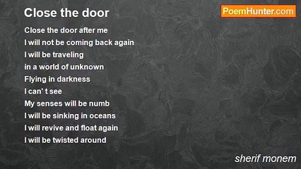 sherif monem - Close the door