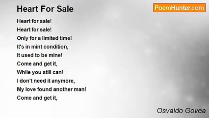 Osvaldo Govea - Heart For Sale