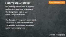 Tyrone Wingfield - I am yours... forever