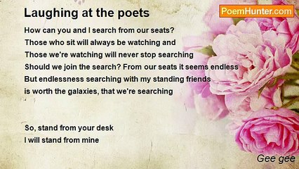 Gee gee - Laughing at the poets