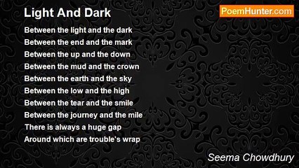Seema Chowdhury - Light And Dark