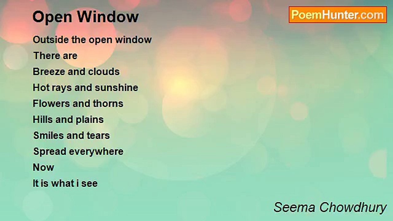 Seema Chowdhury - Open Window