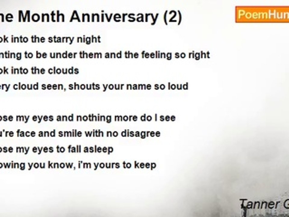 Tanner Gallman - One Month Anniversary (2)