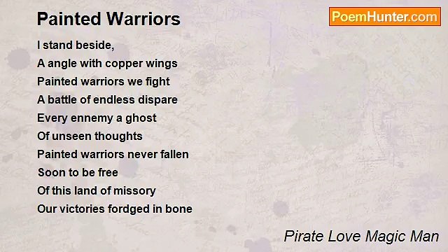 Pirate Love Magic Man - Painted Warriors
