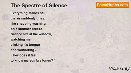 Viola Grey - The Spectre of Silence