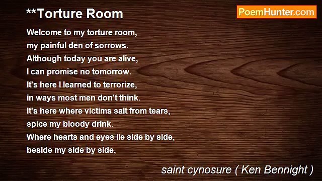 saint cynosure ( Ken Bennight ) - **Torture Room