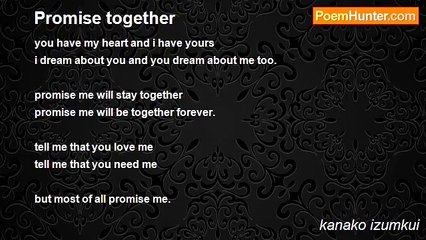 kanako izumkui - Promise together