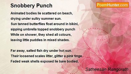 Satheesan Rangorath - Snobbery Punch