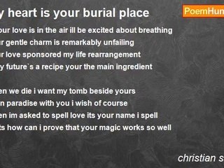 christian salvador - my heart is your burial place