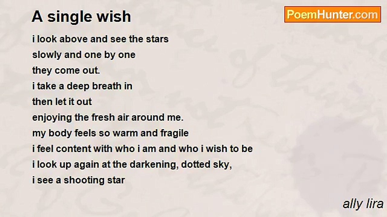 ally lira - A single wish