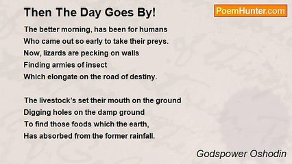 Godspower Oshodin - Then The Day Goes By!