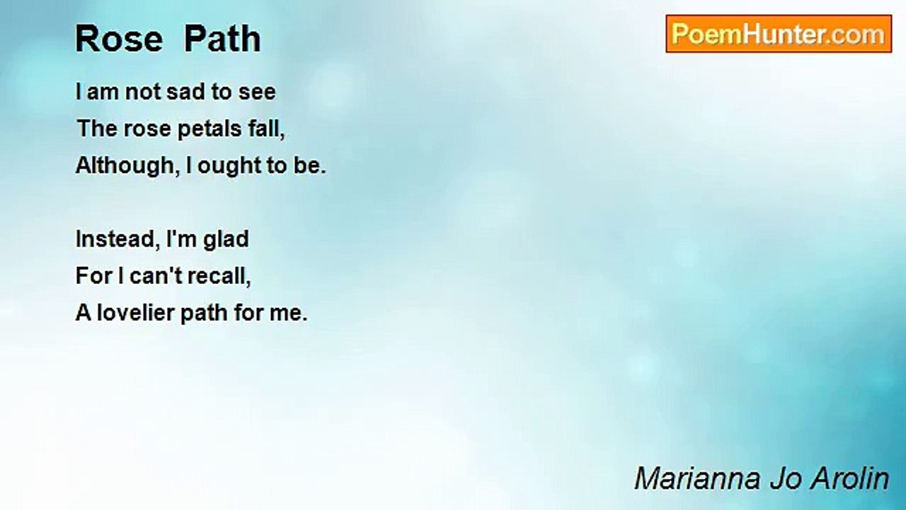 Marianna Jo Arolin - Rose  Path