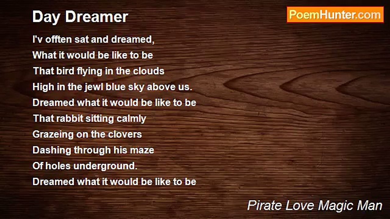 Pirate Love Magic Man - Day Dreamer
