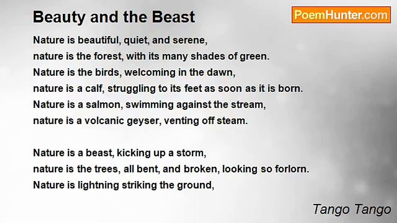 Tango Tango - Beauty and the Beast