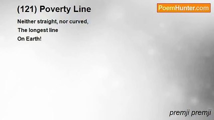 premji premji - (121) Poverty Line