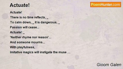 Gioom Galen - Actuate!