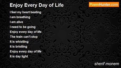 sherif monem - Enjoy Every Day of Life