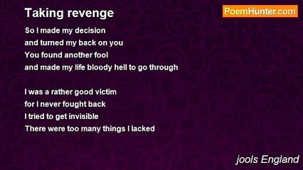 jools England - Taking revenge