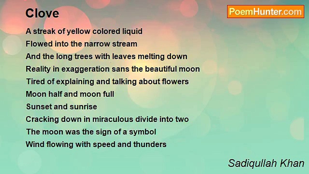 Sadiqullah Khan - Clove