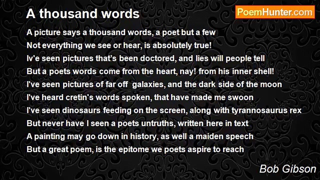Bob Gibson - A thousand words
