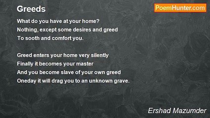 Ershad Mazumder - Greeds