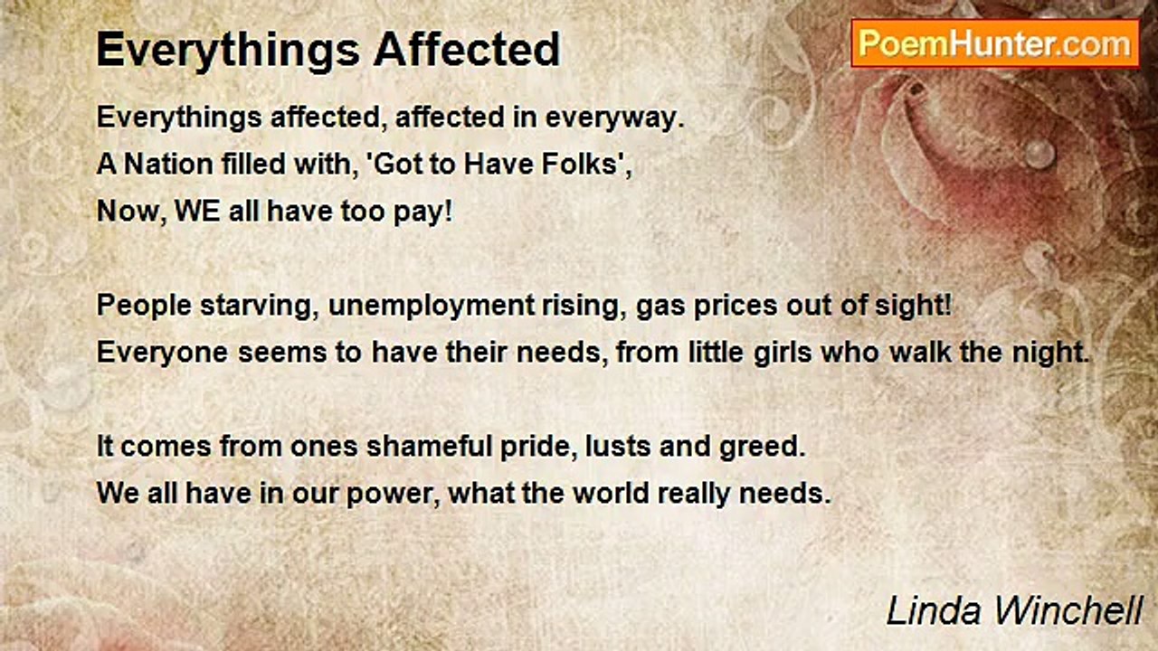Linda Winchell - Everythings Affected