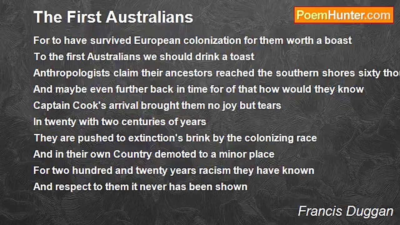 Francis Duggan - The First Australians