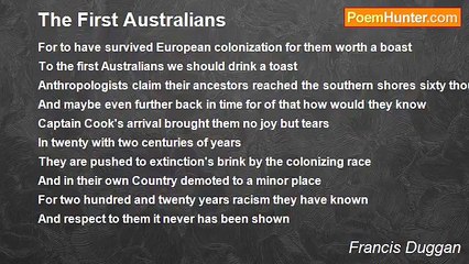 Francis Duggan - The First Australians