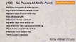 Risha Ahmed (12 yrs) - (130)   No Poems At Knife-Point