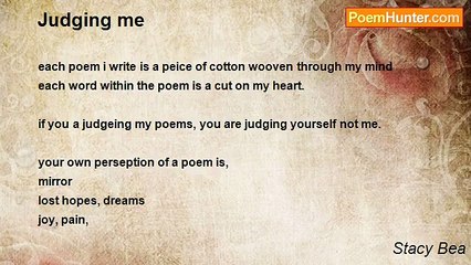 Stacy Bea - Judging me