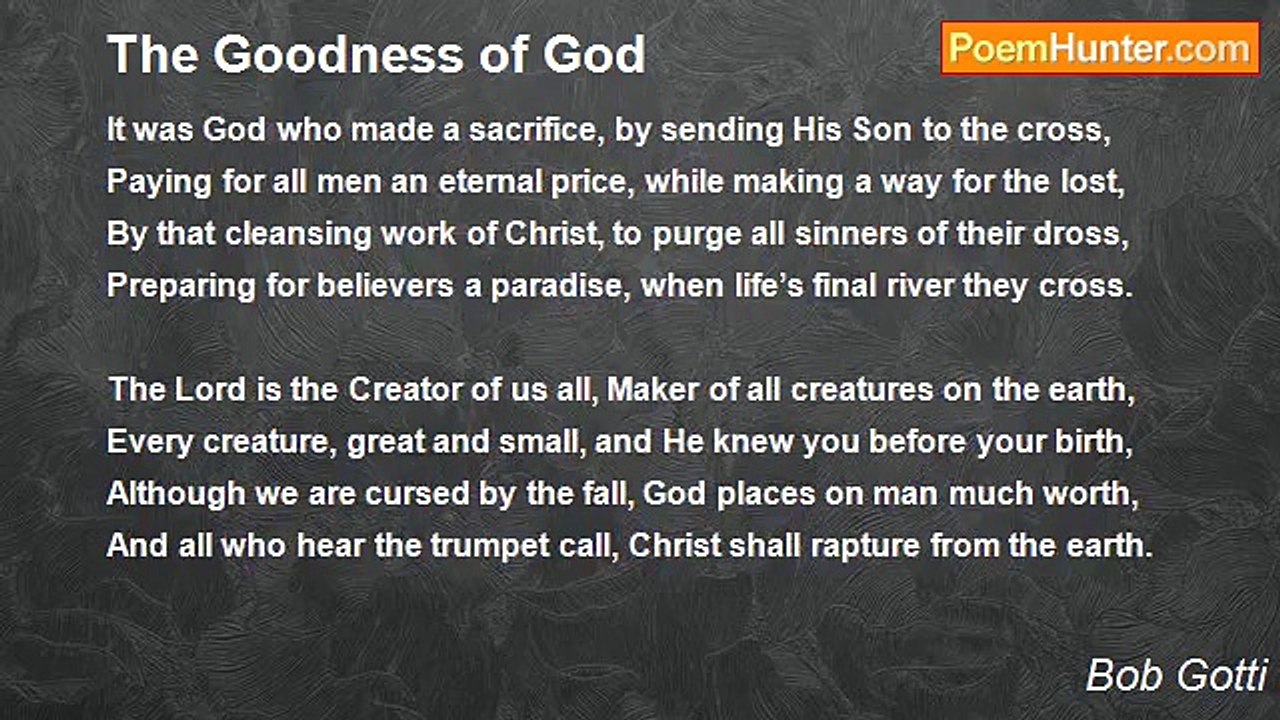 Bob Gotti - The Goodness of God