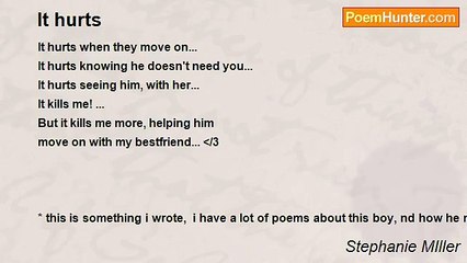 Stephanie MIller - It hurts