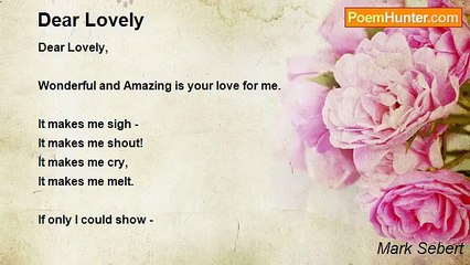 Mark Sebert - Dear Lovely