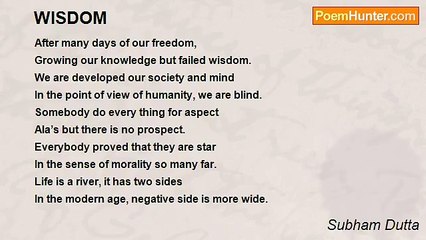 Subham Dutta - WISDOM