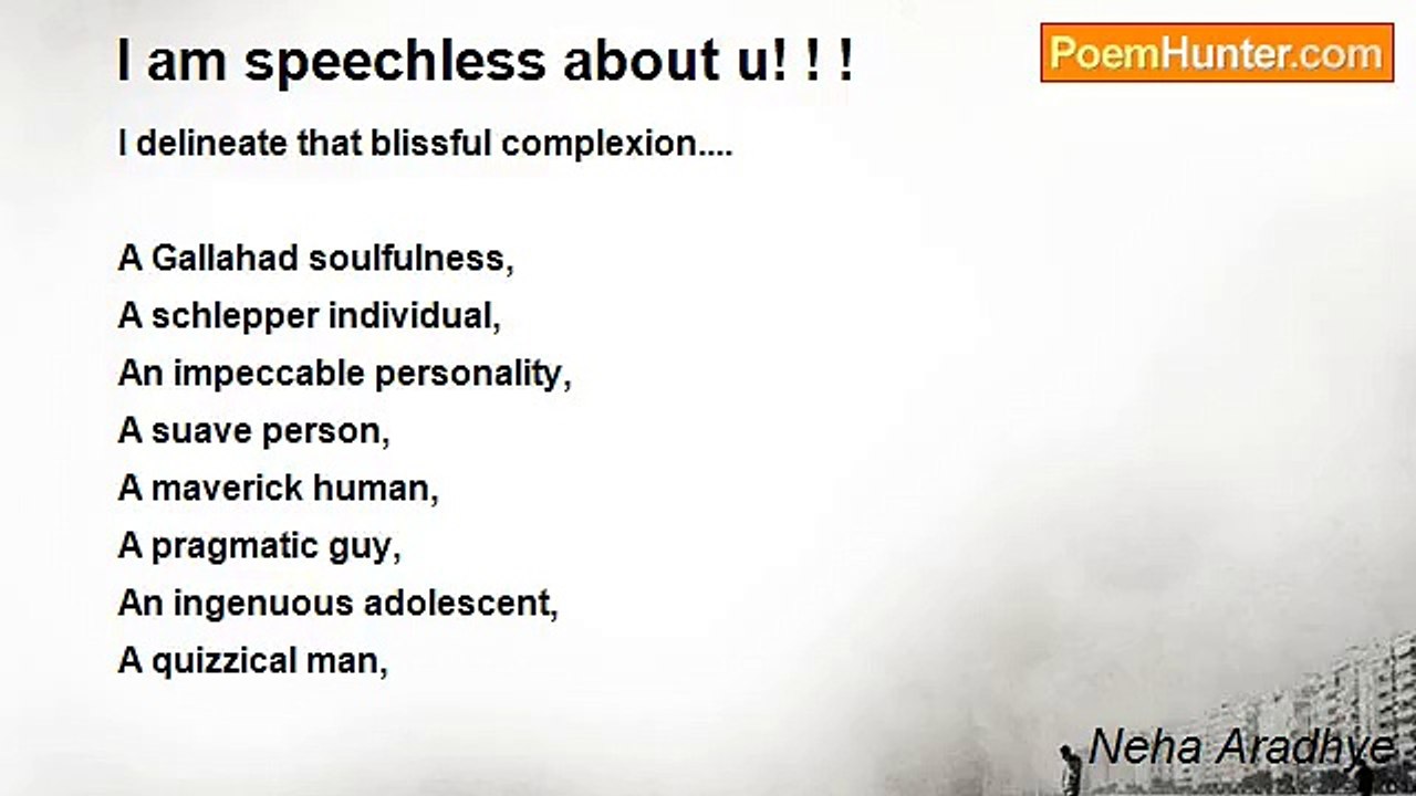 Neha Aradhye - I am speechless about u! ! !