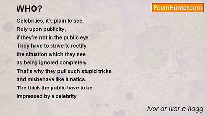 ivor or ivor.e hogg - WHO?
