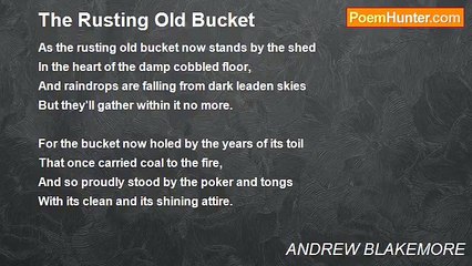 ANDREW BLAKEMORE - The Rusting Old Bucket