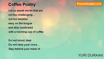 YURI DURAAN - Coffee Poetry