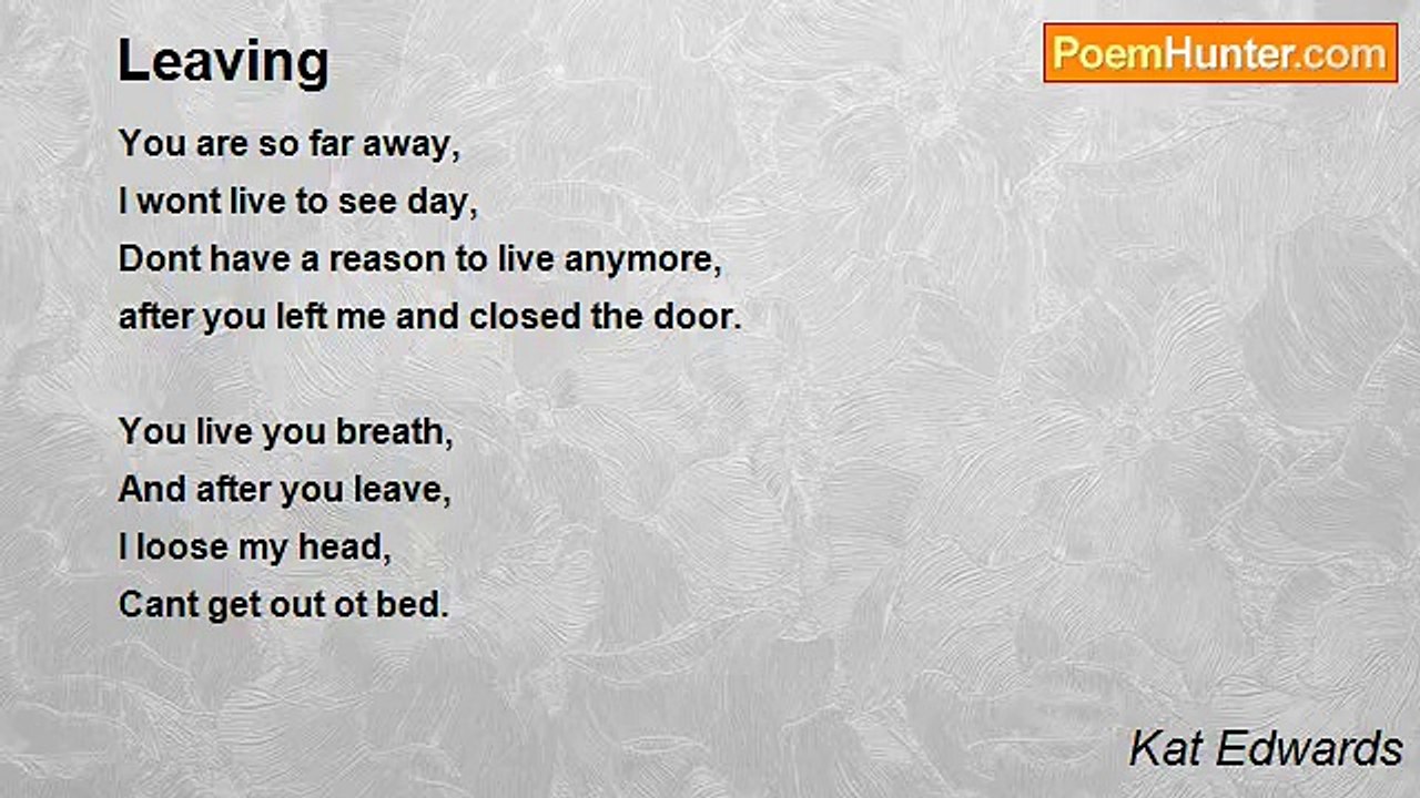 Kat Edwards - Leaving