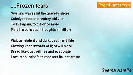 Seema Aarella - ....Frozen tears