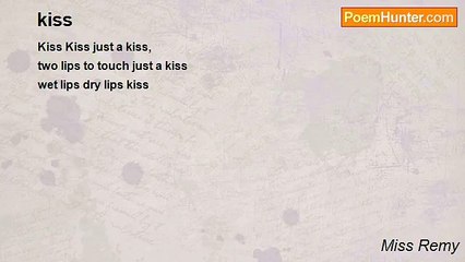Miss Remy - kiss