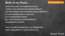 Bharat Trivedi - Birth of my Poem...