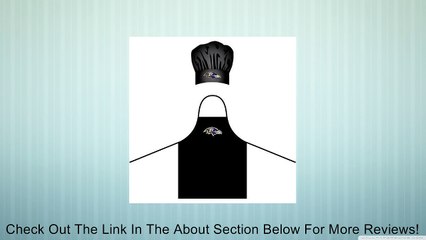 Baltimore Ravens NFL Barbeque Apron and Chef's Hat Review
