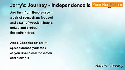 Alison Cassidy - Jerry's Journey - Independence is Coming