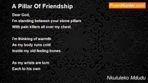 Nkululeko Mdudu - A Pillar Of Friendship