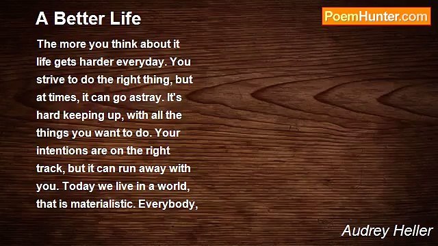 Audrey Heller - A Better Life